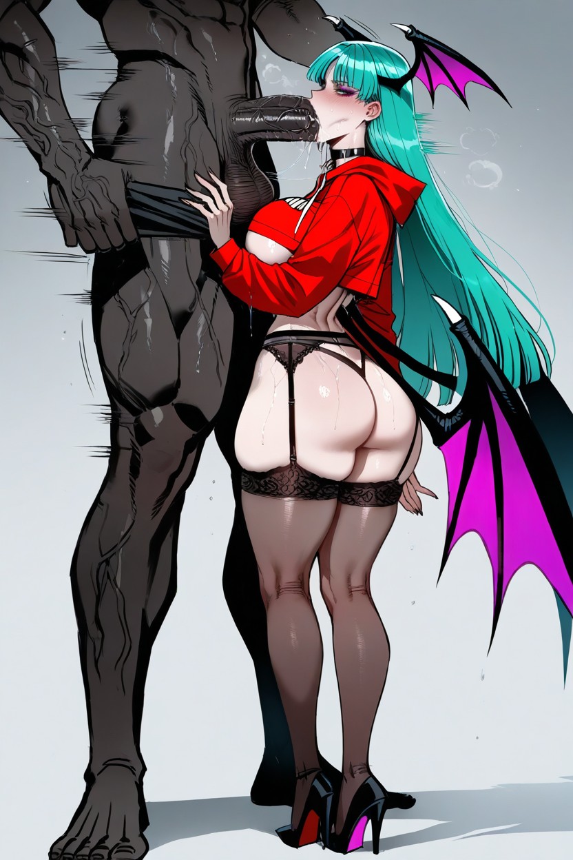 Feminine, Bulge In Throat, Wet Hair Hentai AI Porn