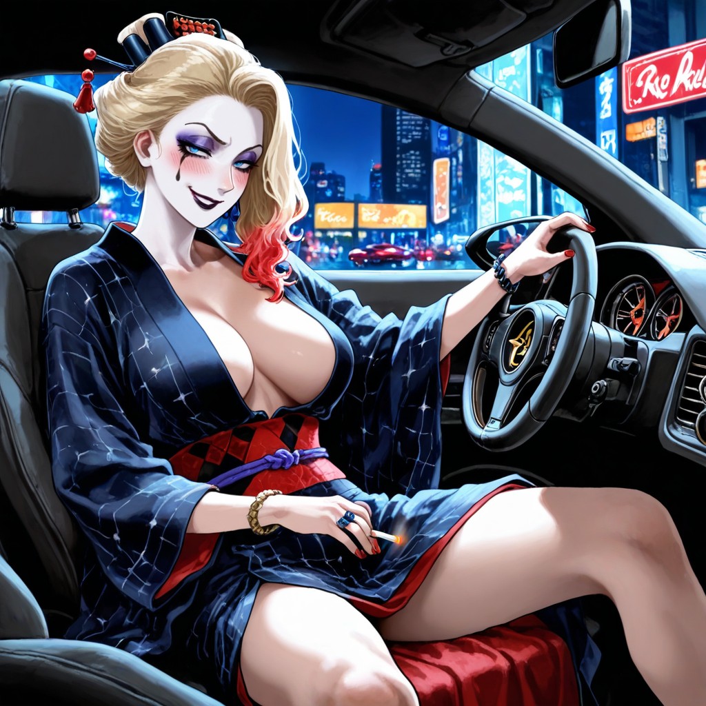 With A Smile On Her Face, Tanned Skin, Traviesa Hentai IA