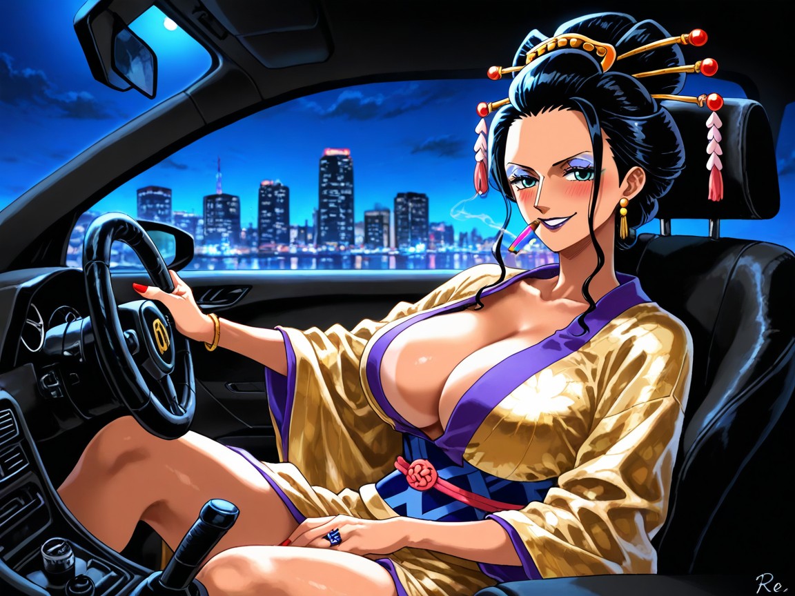 Cinematic Lighting, Blue Eyes, Ree Ipstick Hentai AI Porn