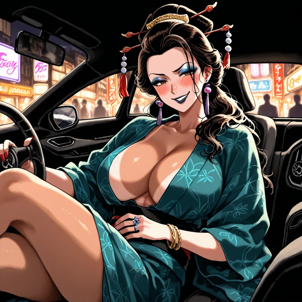 Cinematic Lighting, Wide Angle, Her Legs Spread Hentai AI Porn