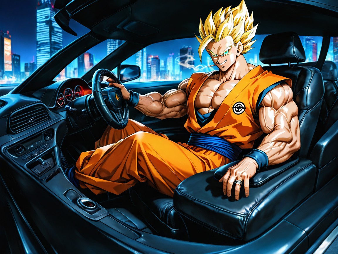 His Legs Spread, Detailed Face, Smoking A Cigarette Hentai AI Porn