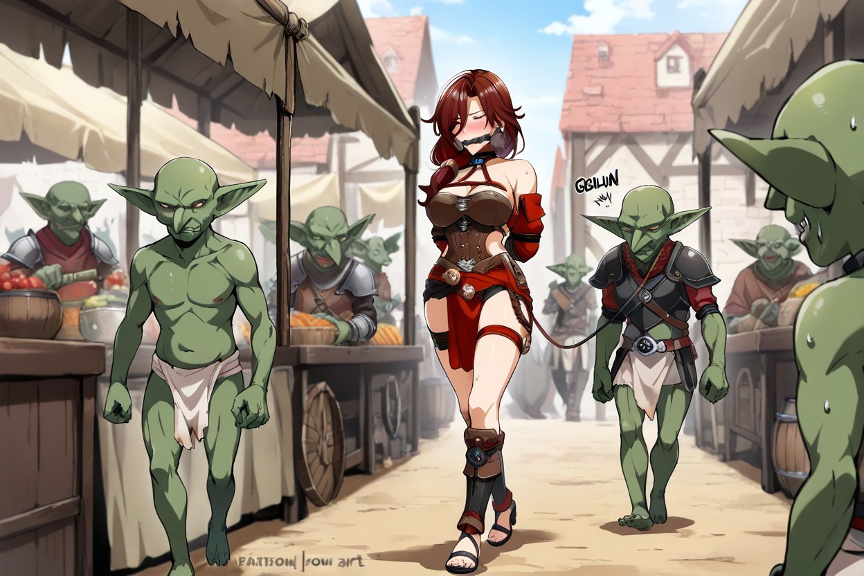 Female Drop Of Sweat, Small Breasts, Day Hentai AI Porn