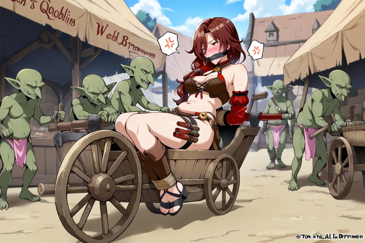 Goblin In Loincloth, Side View, Bailarina Del Vientre Hentai IA