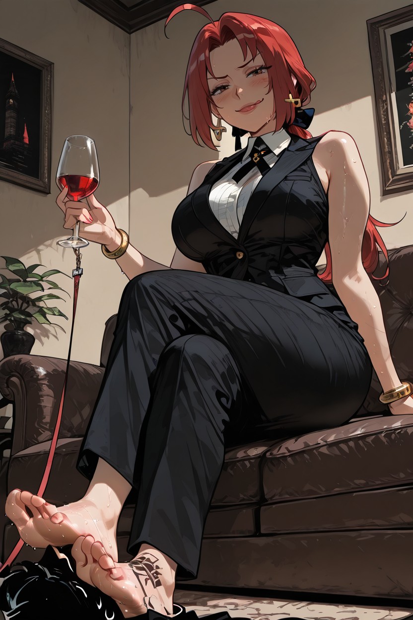 Bare Arms, Foot Worship, Perfect Toes Hentai AI Porn