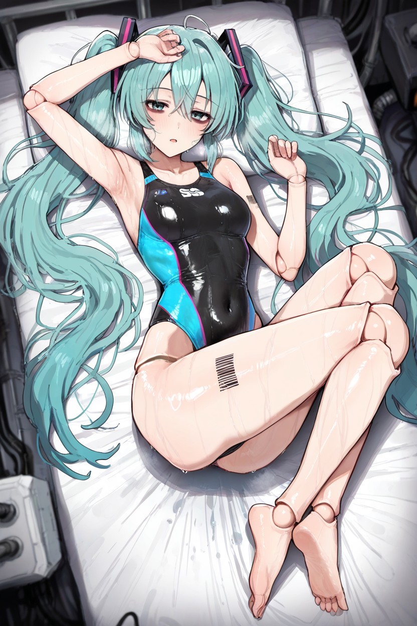 Parts Line, Empty Eyes, Knees Up Hentai AI Porn