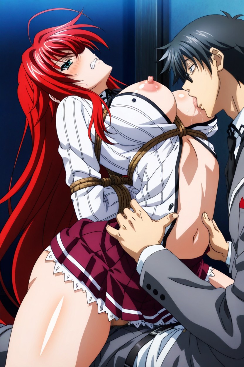 Arms Behind Back, Anime Style, Nsfw Hentai AI Porn