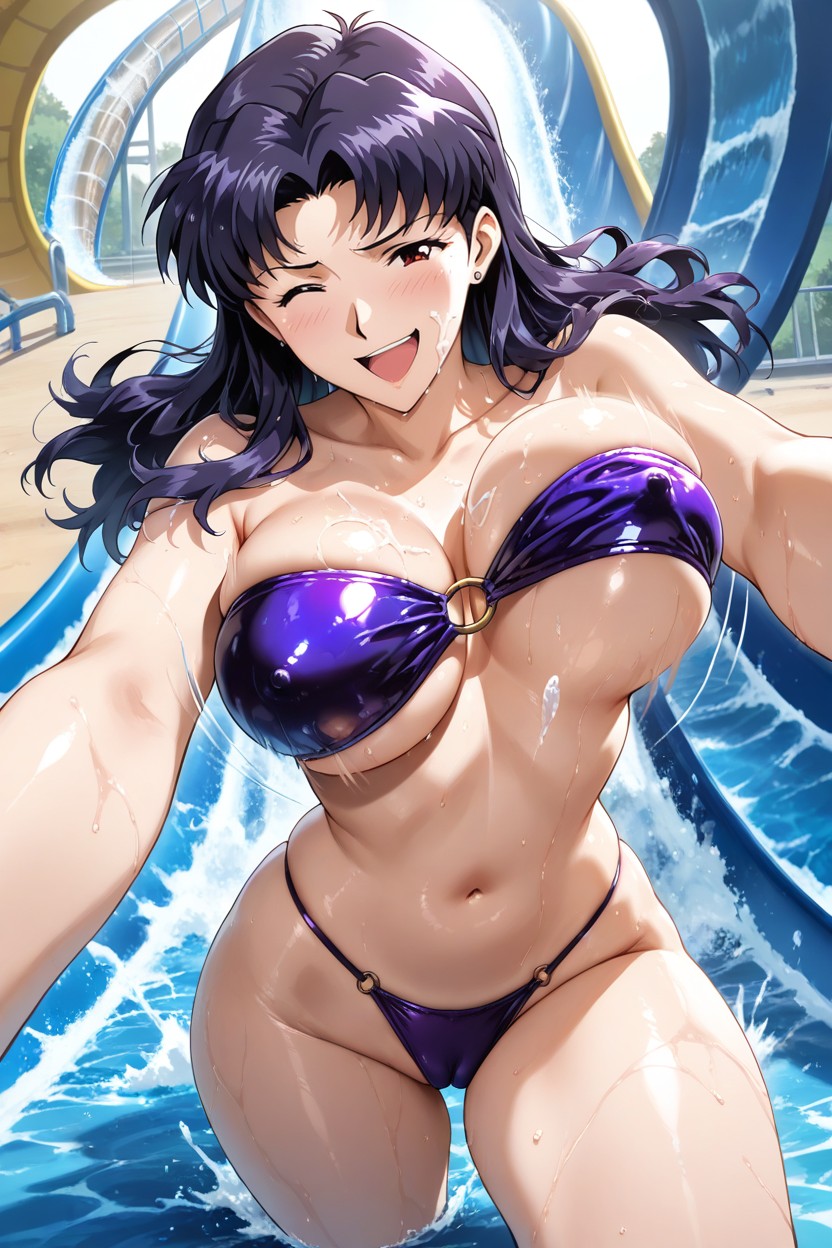 Backlighting, Bouncing Breasts, Culo Redondeado Hentai IA