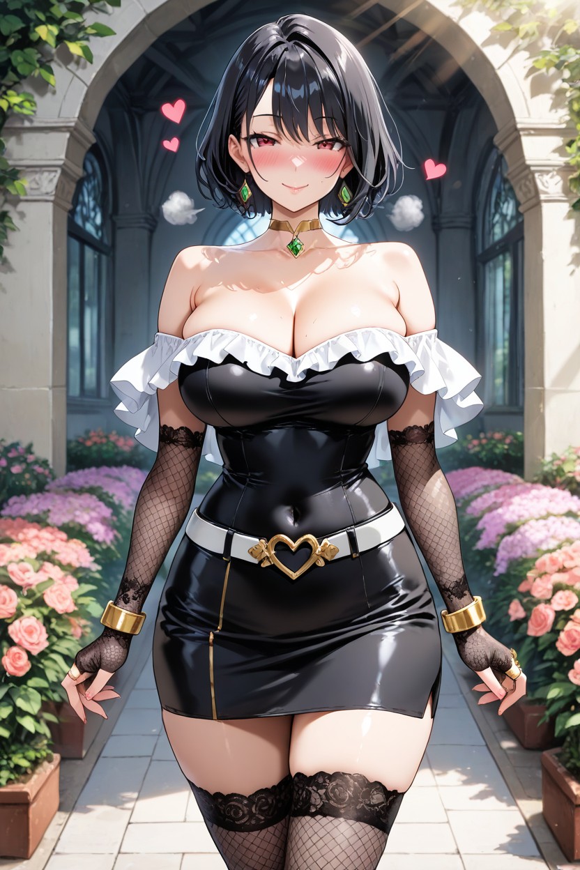 Sunlight, Natural Light, Deep Neckline Hentai AI Porn