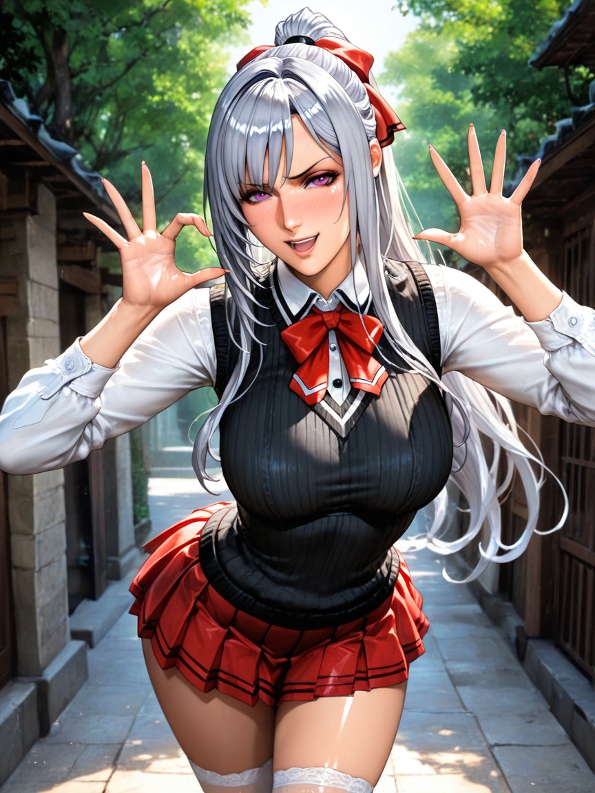 No Male, Model Pose, Perfect Anatomy Hentai AI Porn