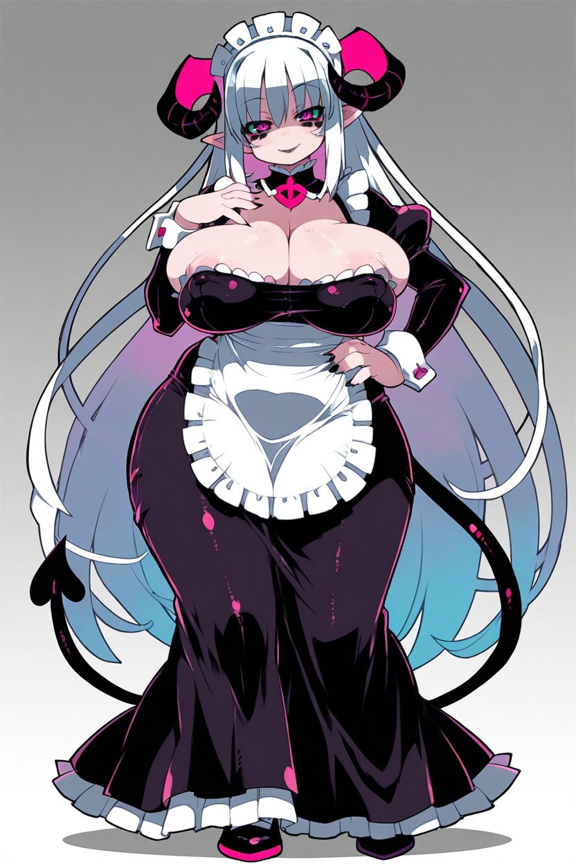 Succubus Tail, Shy Face, Large Ass Hentai IA