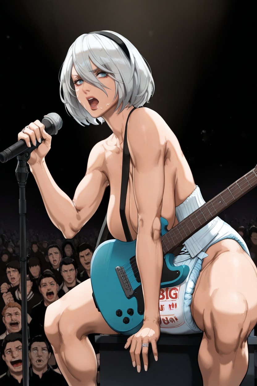 Looking At Viewer, Cum, Spread Legs Hentai AI Porn