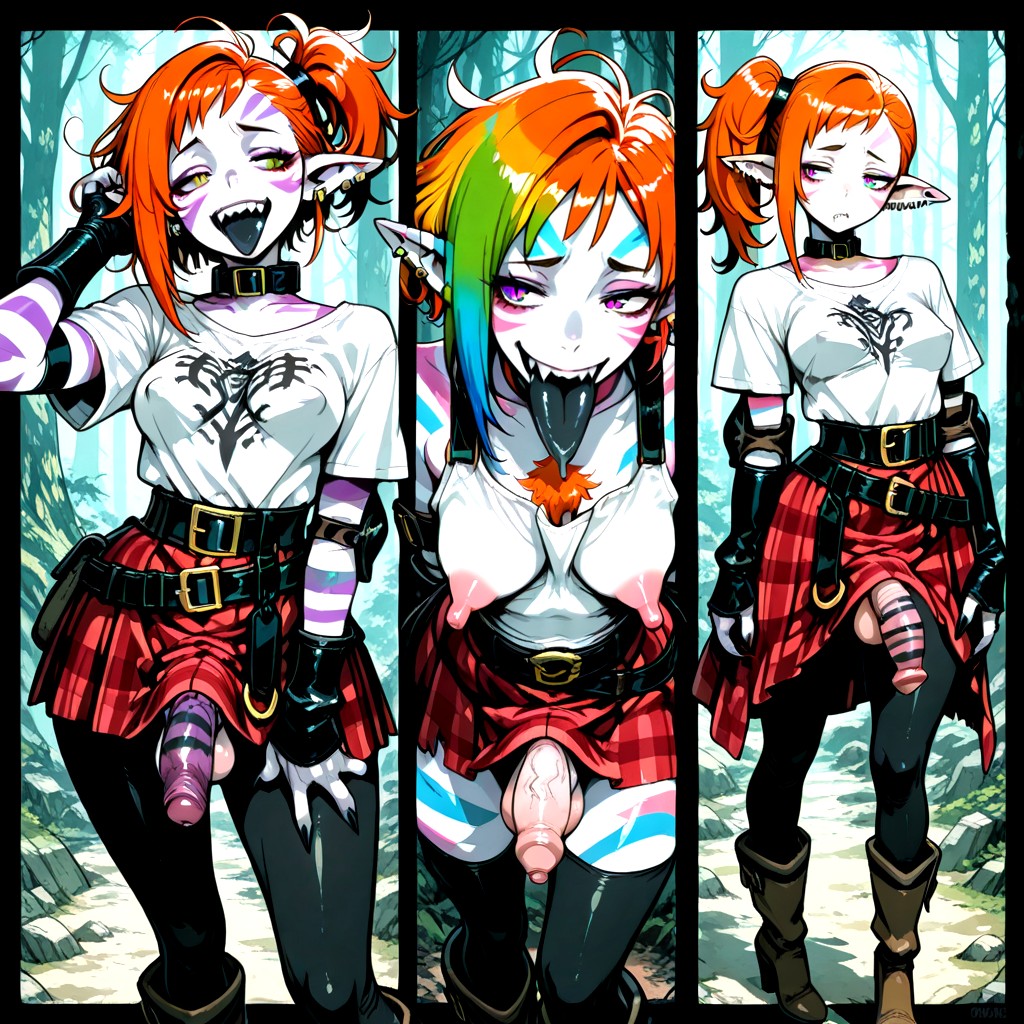 Rainbow Hair, Proud, Hug Hentai IA