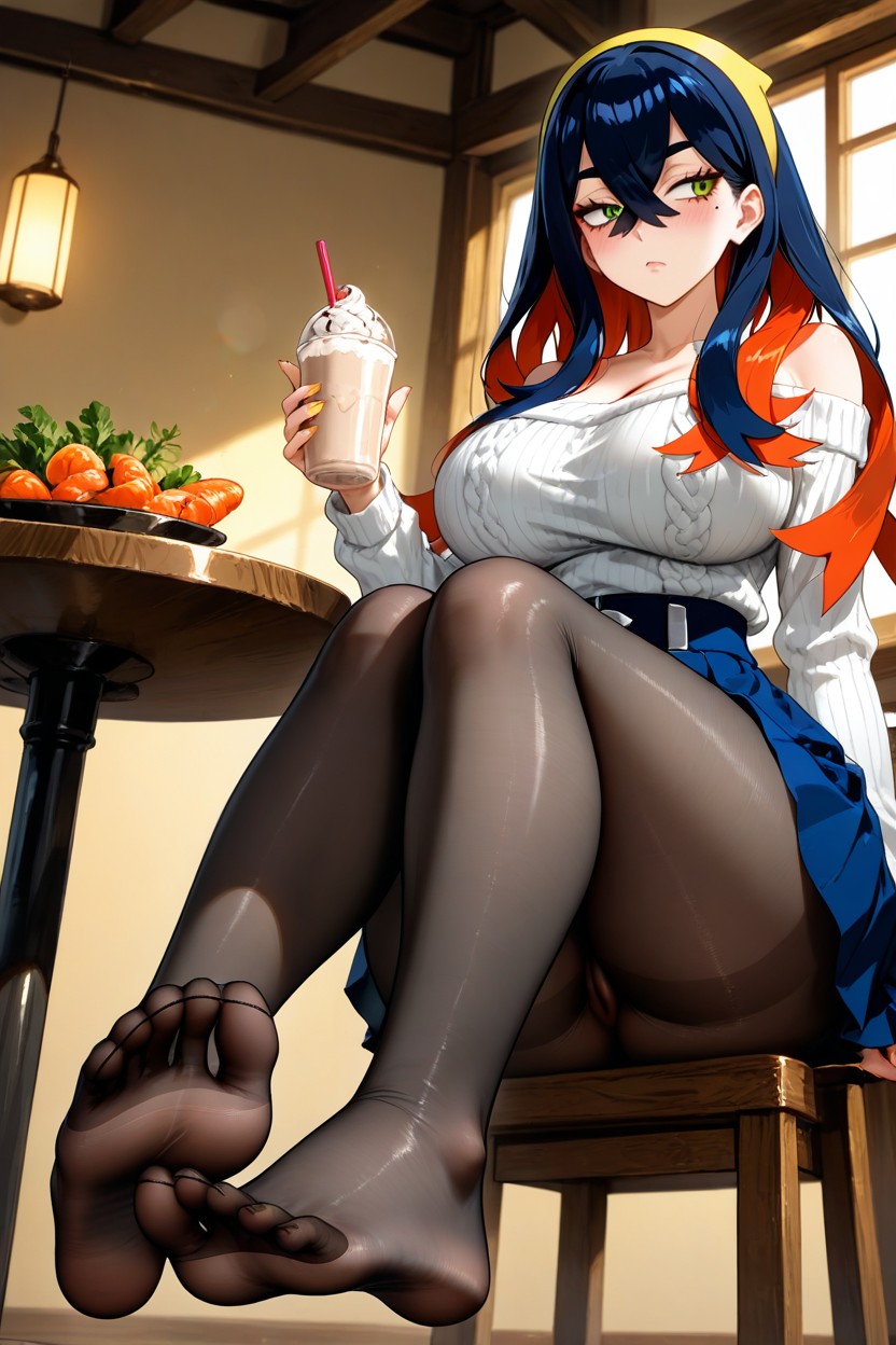 No Panties, Smooth Skin, Perfect Anatomy Hentai AI Porn