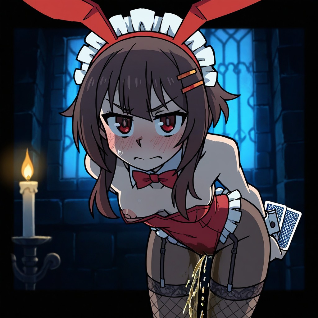 Camel Toe, Thighhighs, Holding Hentai AI Porn