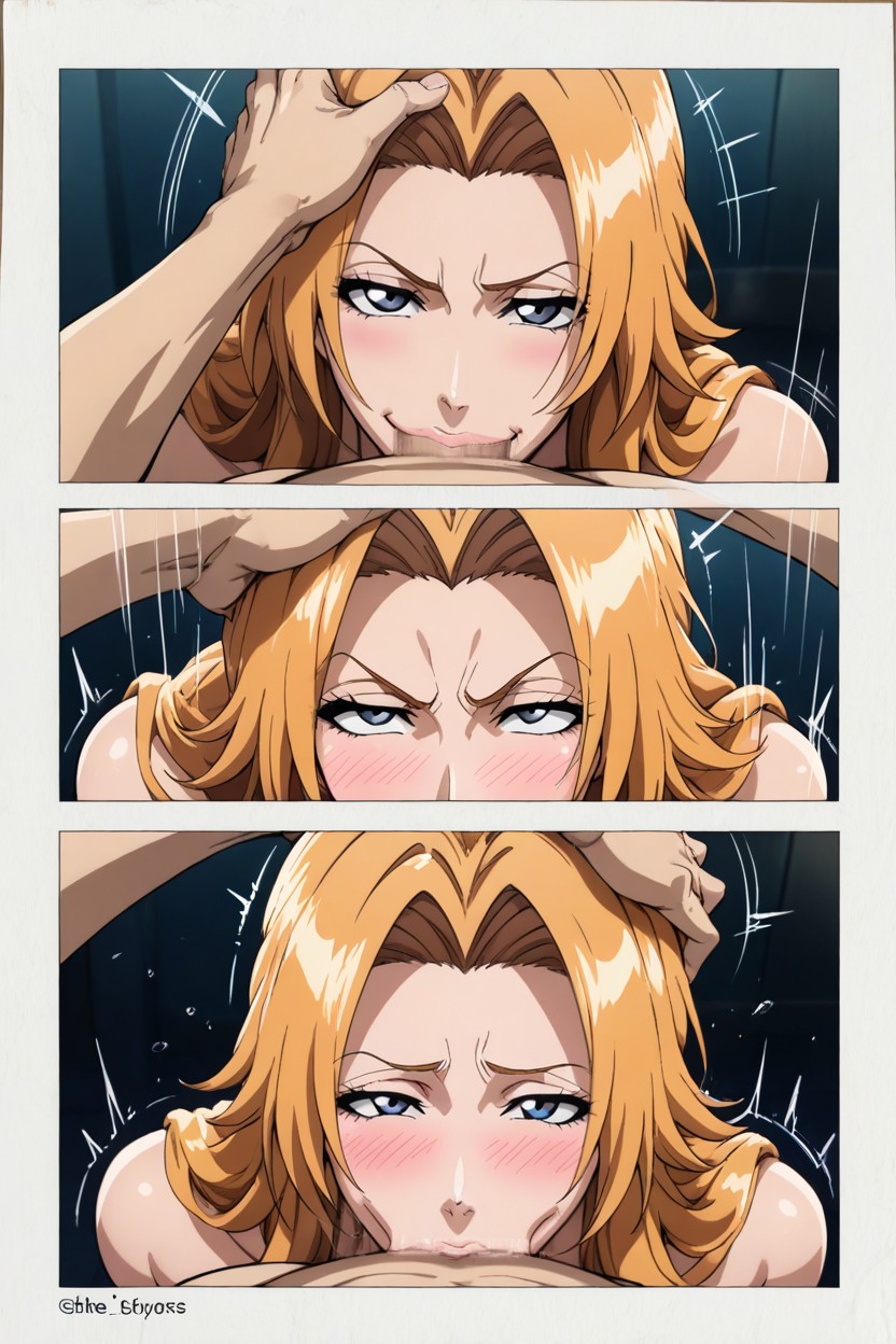 Huge Cock, Visibly Taking Him In With Oral Motion, Embarrassed Hentai IA