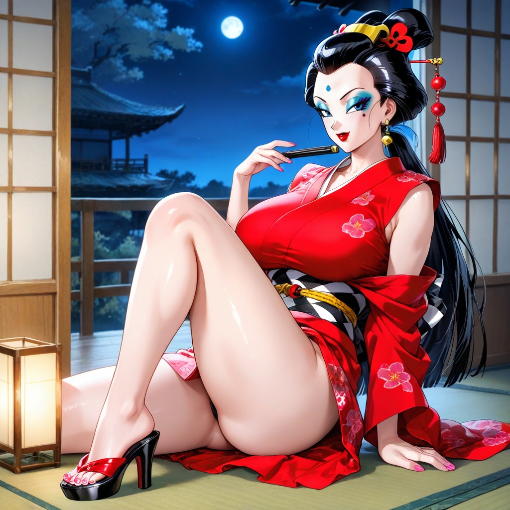 Standing, Solo, Tan Lines Hentai AI Porn