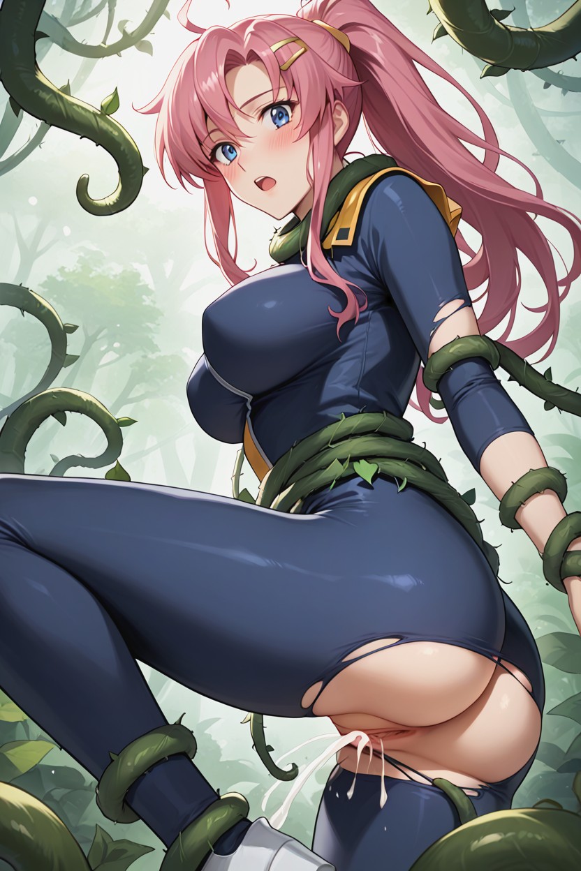 Ponytail, Shocked, Skinny Hentai AI Porn