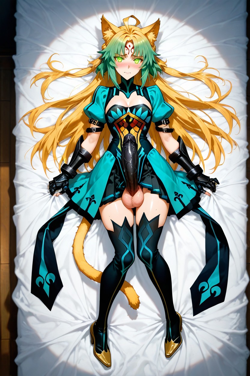 Huge Erect Penis, Perfect Feet, Proud Hentai IA