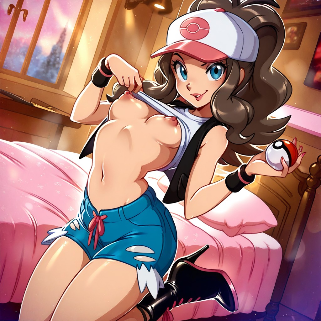 Long Eyelashes, Cute, Shallow Depth Of Field Hentai AI Porn