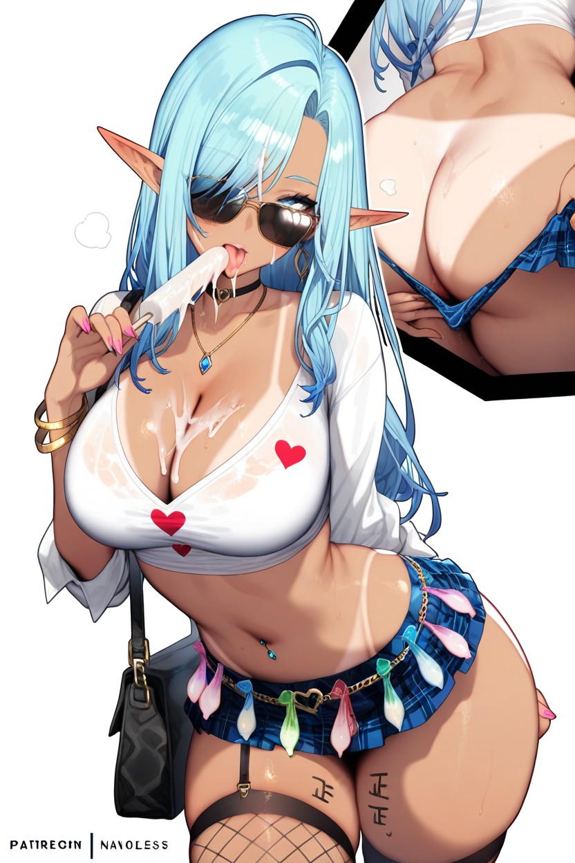 Bag, Light Blue Eyes, Rodar Los Ojos Hentai IA