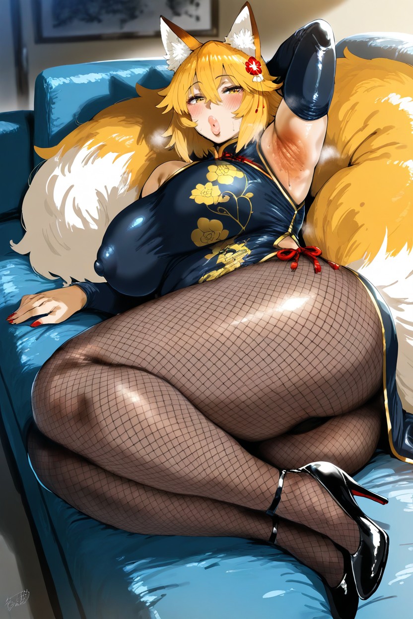 Full Body, 25+, Cheongsam Hentai AI Porn