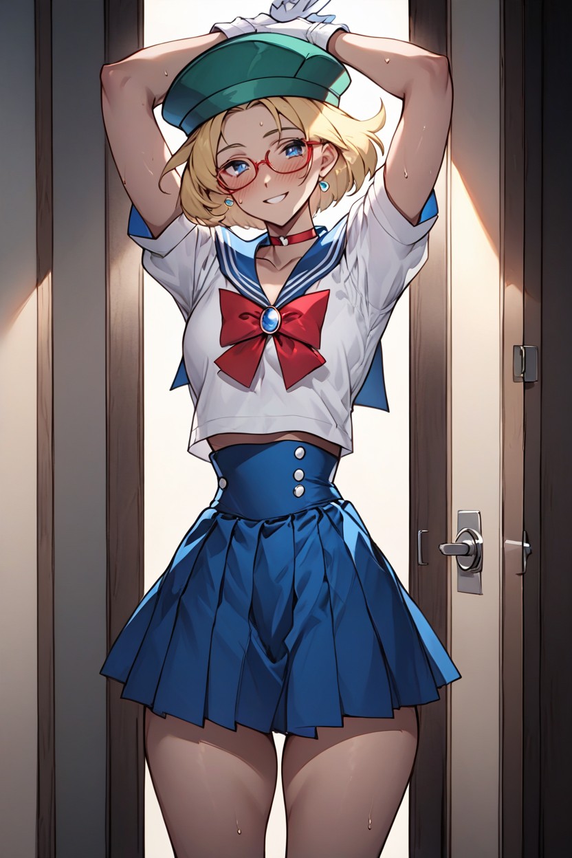 Body In Frame, Arms Up, Arms In Frame Hentai AI Porn