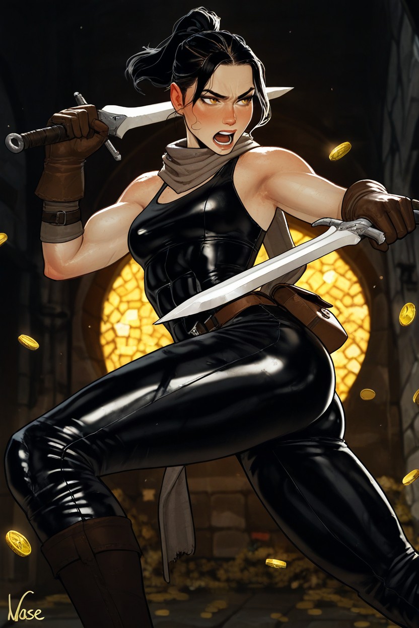 Incase Art, Bangs, Corto Hentai IA