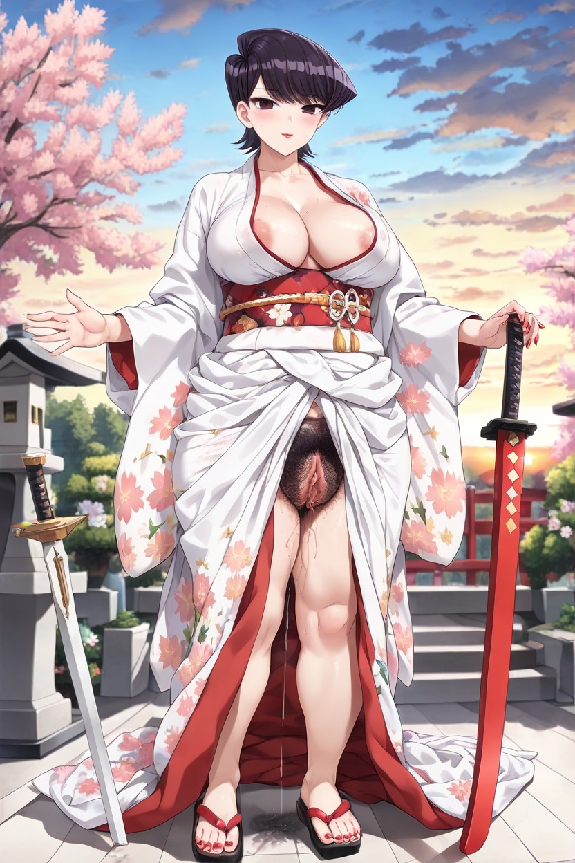 Japanese Garden, Hairy Pussy, Perfect Pussy Hentai IA