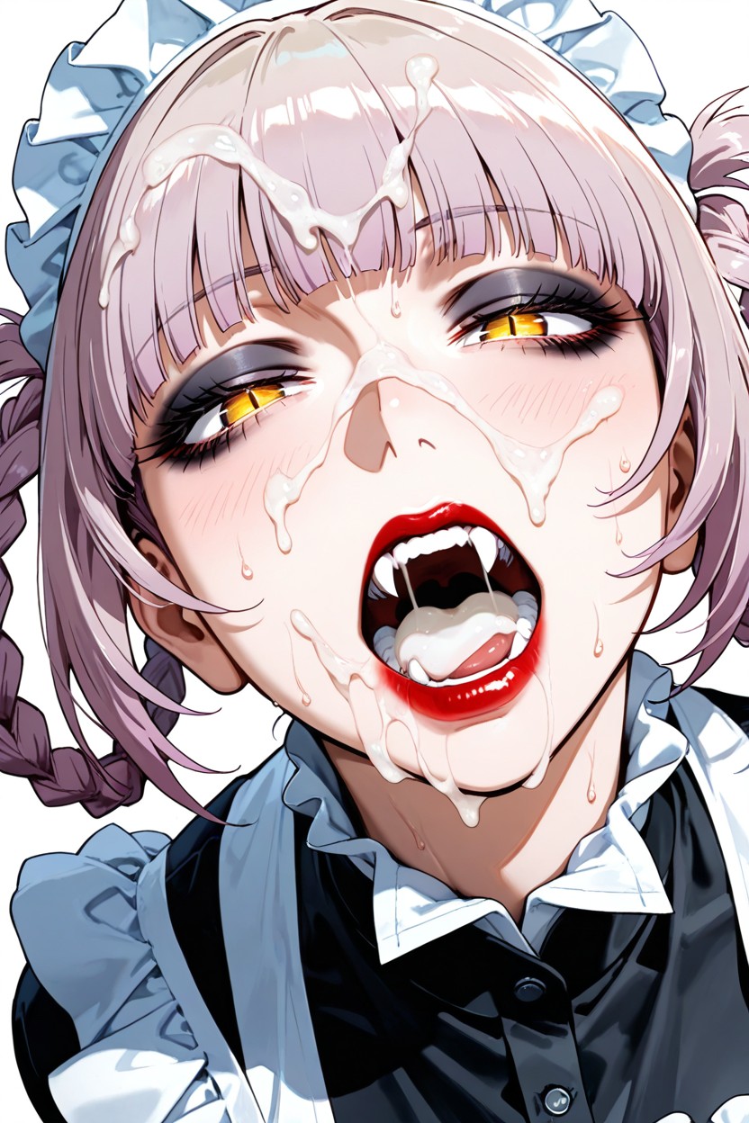 Full Body, Cum On Hair, Close-up Face Hentai AI Porn