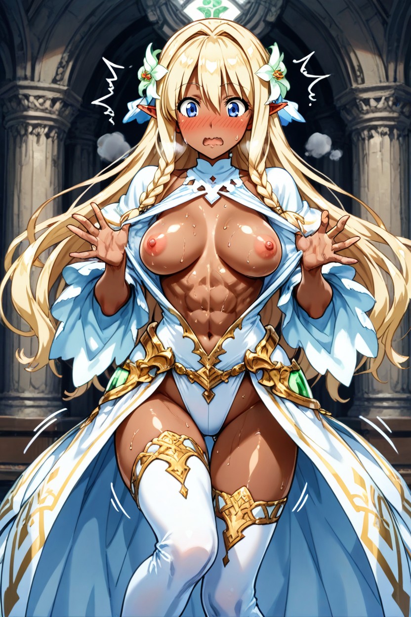 Wavy Mouth, Breath, May Outfit Hentai AI Porn