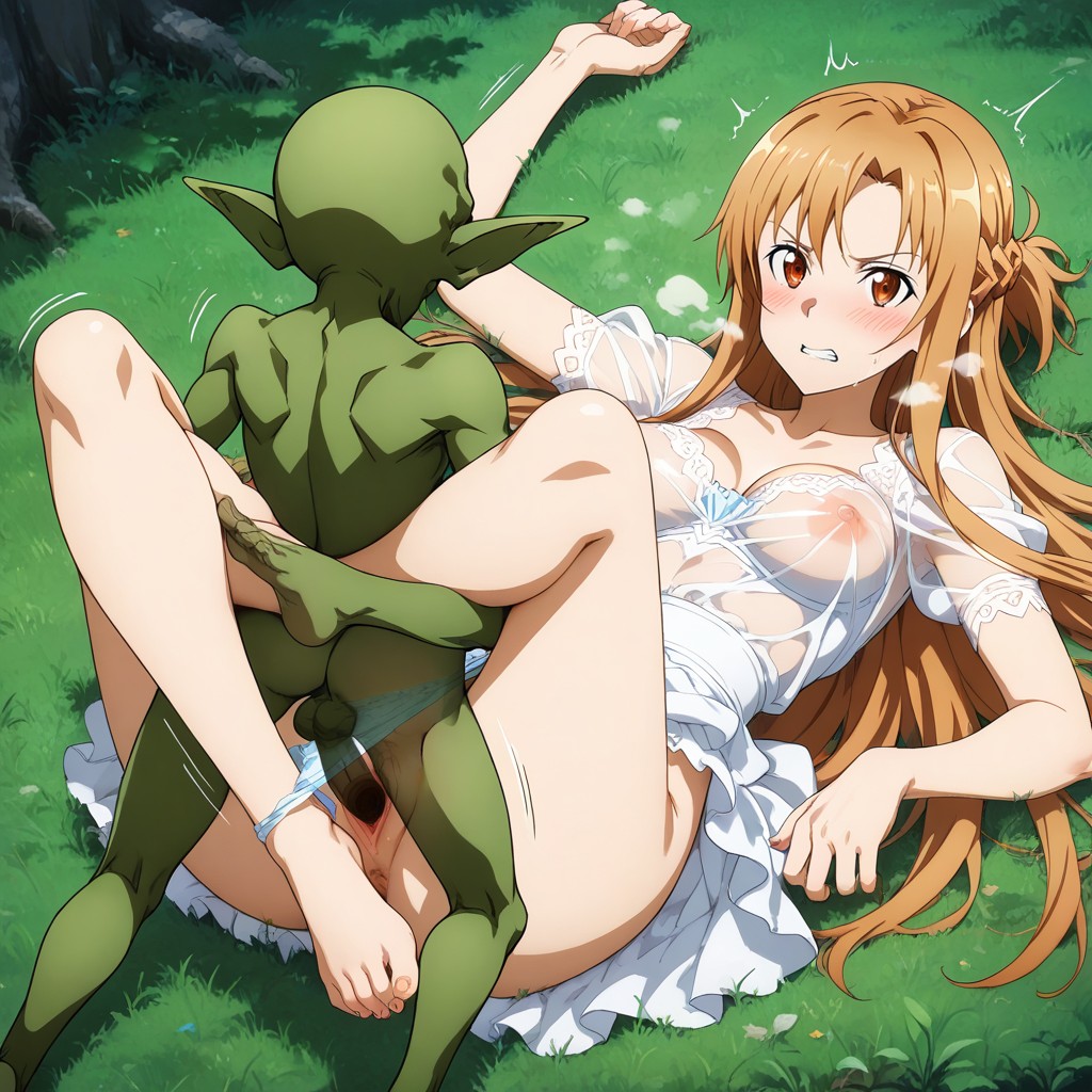 Pantie Pull Down, Skinny, Beautiful Face Hentai AI Porn