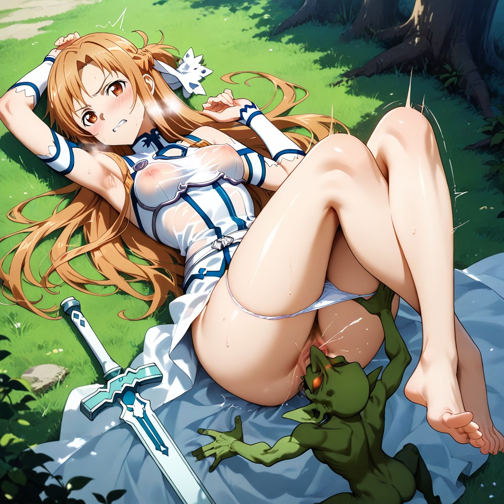Breast Exposed, Duo, Perky Breasts Hentai IA