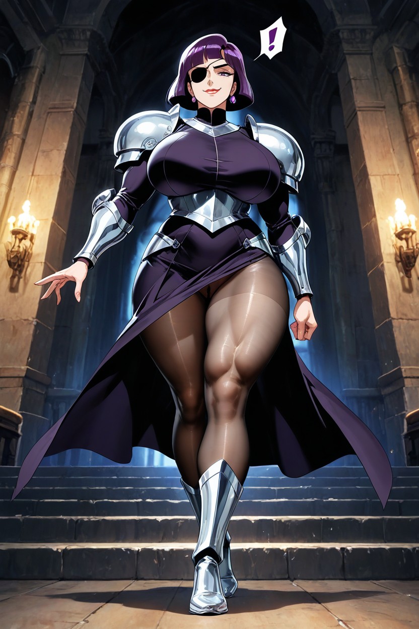 Silver Knight Breast And Arms Armor, Proud, Cinematic Lighting Hentai AI Porn