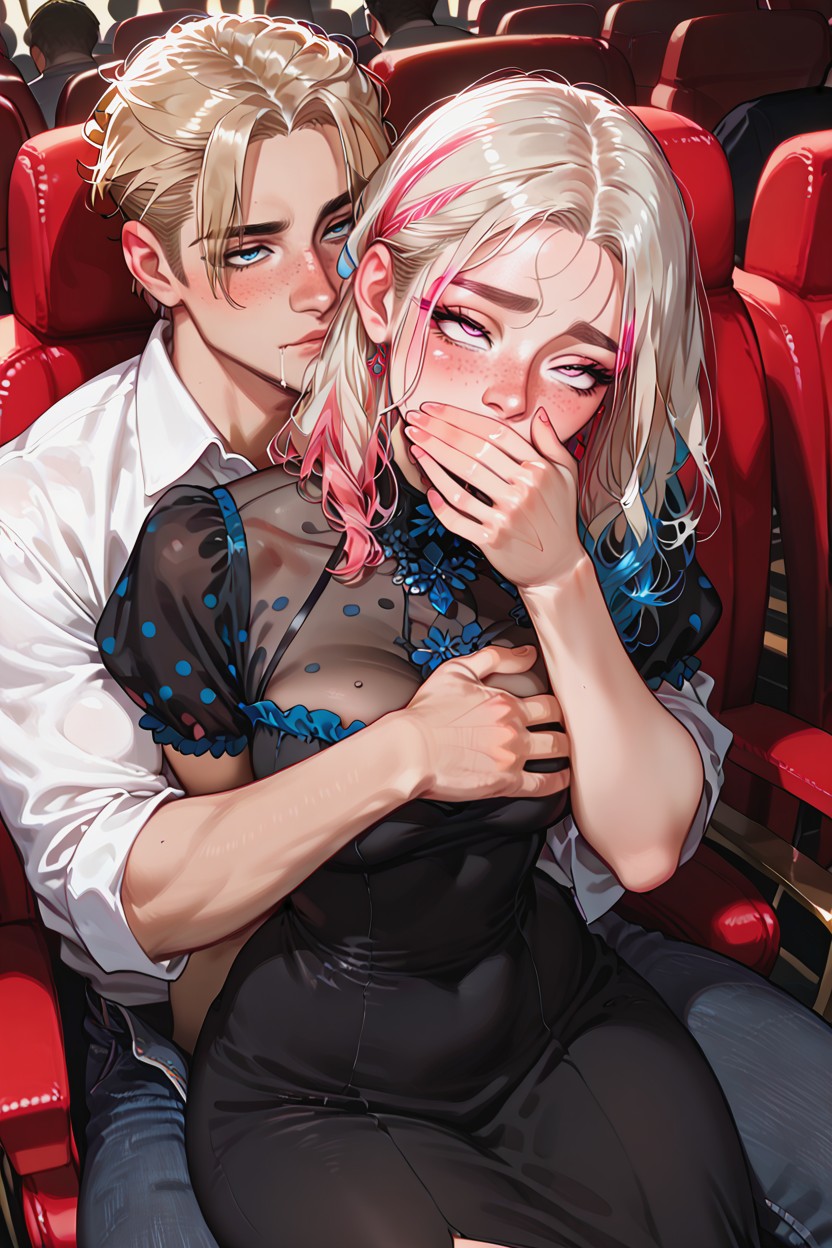 Focus On Eyes, Dark, Large Cock Hentai AI Porn