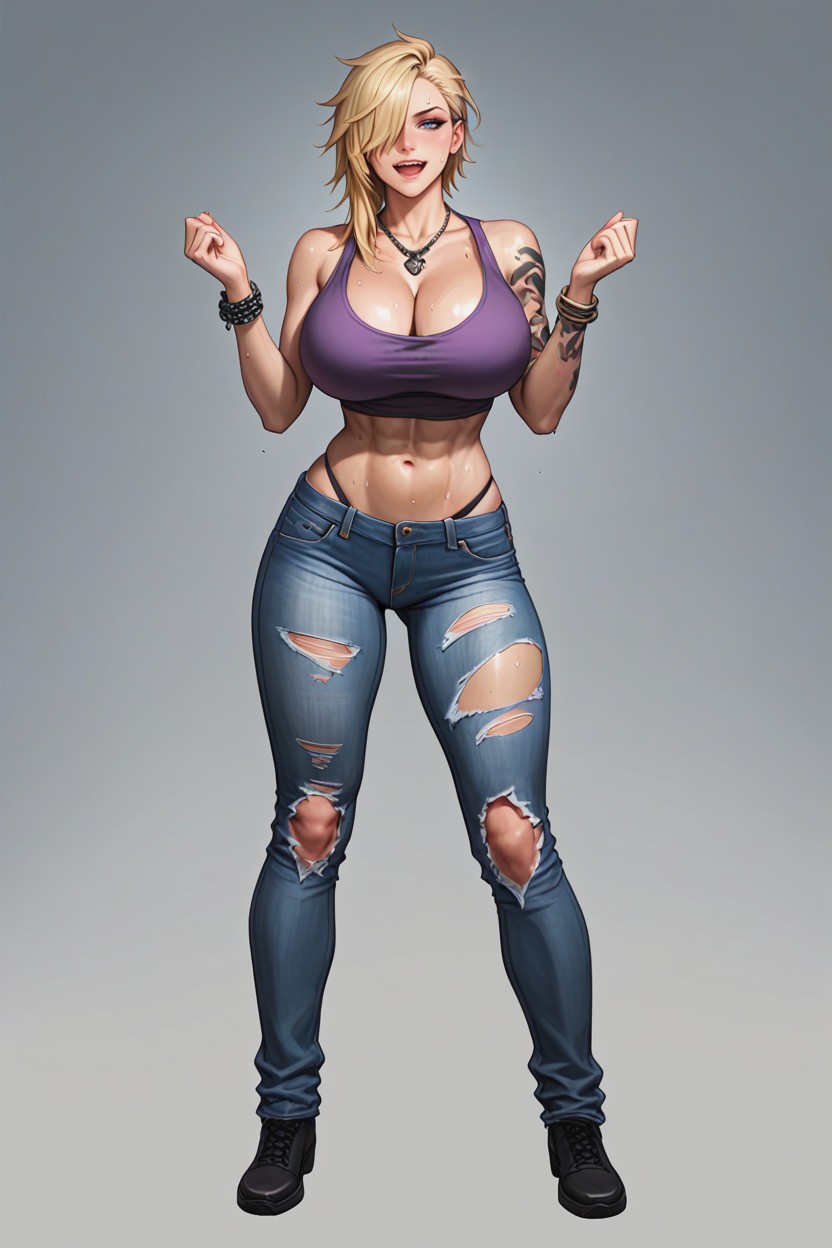 Sweaty, Orgasm, Full Body Hentai AI Porn