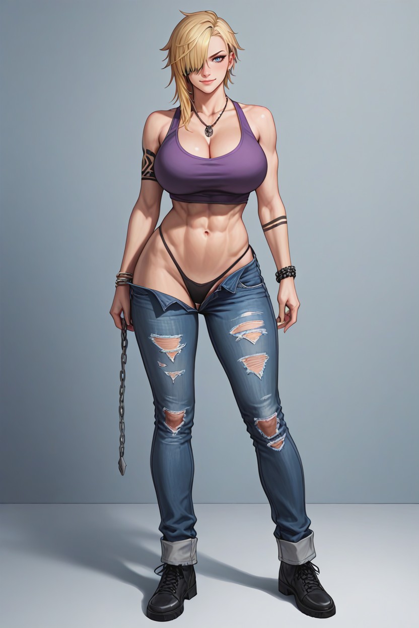 Removing Panties, Metal Wallet Chain, 18+ Hentai AI Porn