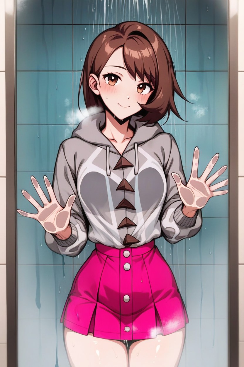 Sweaty, Shower, Blush Hentai AI Porn