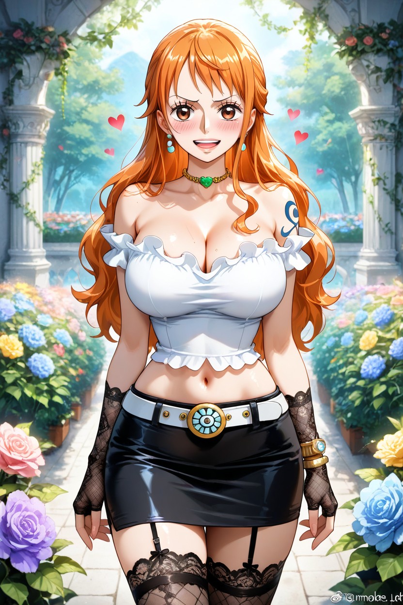 Gold Bracelets, Very Excited, Black Miniskirt Hentai AI Porn