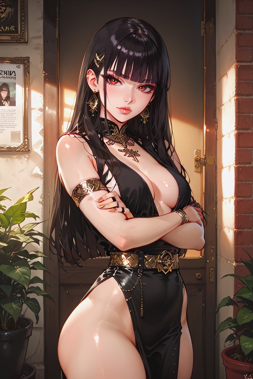 Wide Hips, Perfect Body, Brick Walls Hentai AI Porn