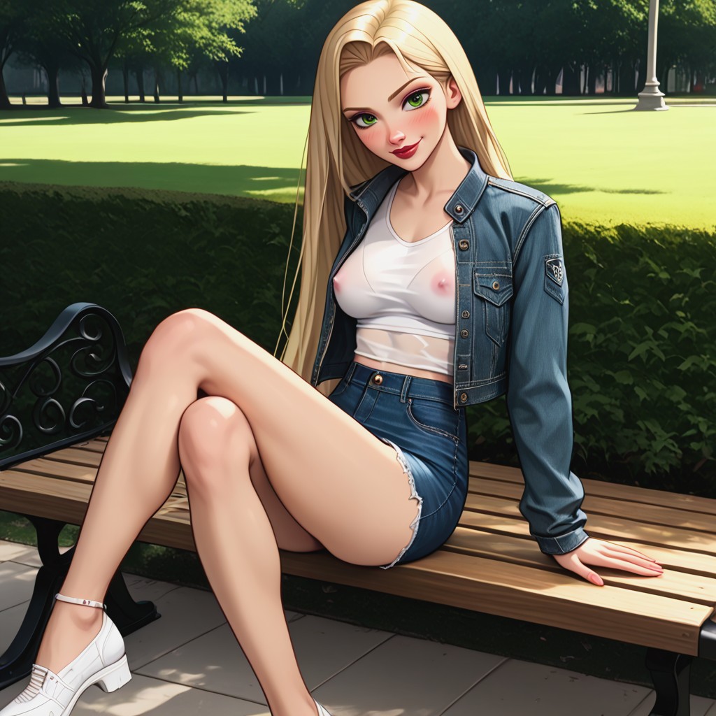 Sunny, Denim Jacket, Slimleg Porno IA Hentai