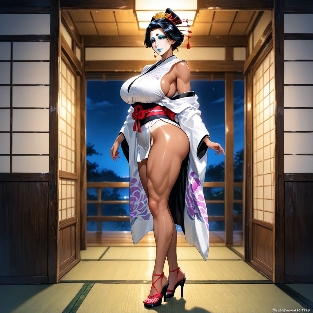 Standing, Detailed Hair, Tatami AI黃漫