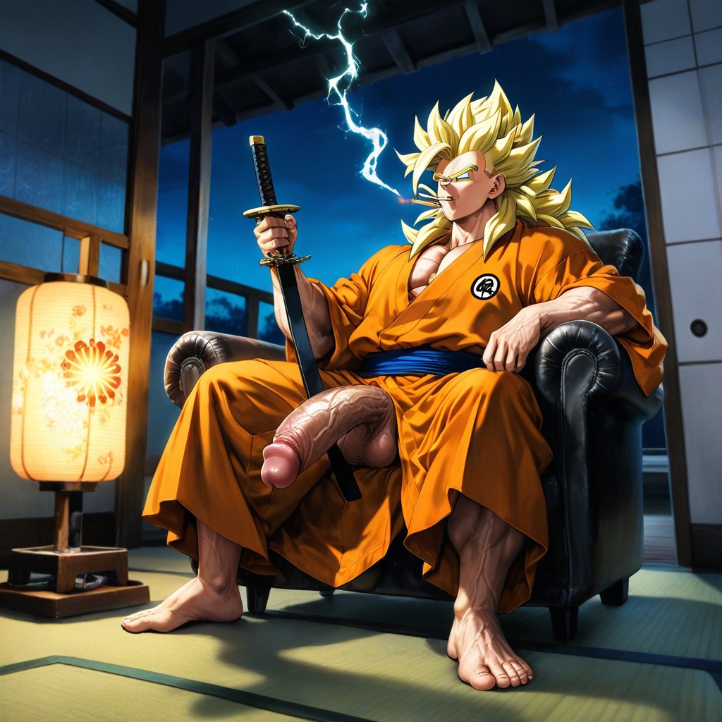 Perfect Image, Barefoot, Smoking A Cigarette Hentai IA
