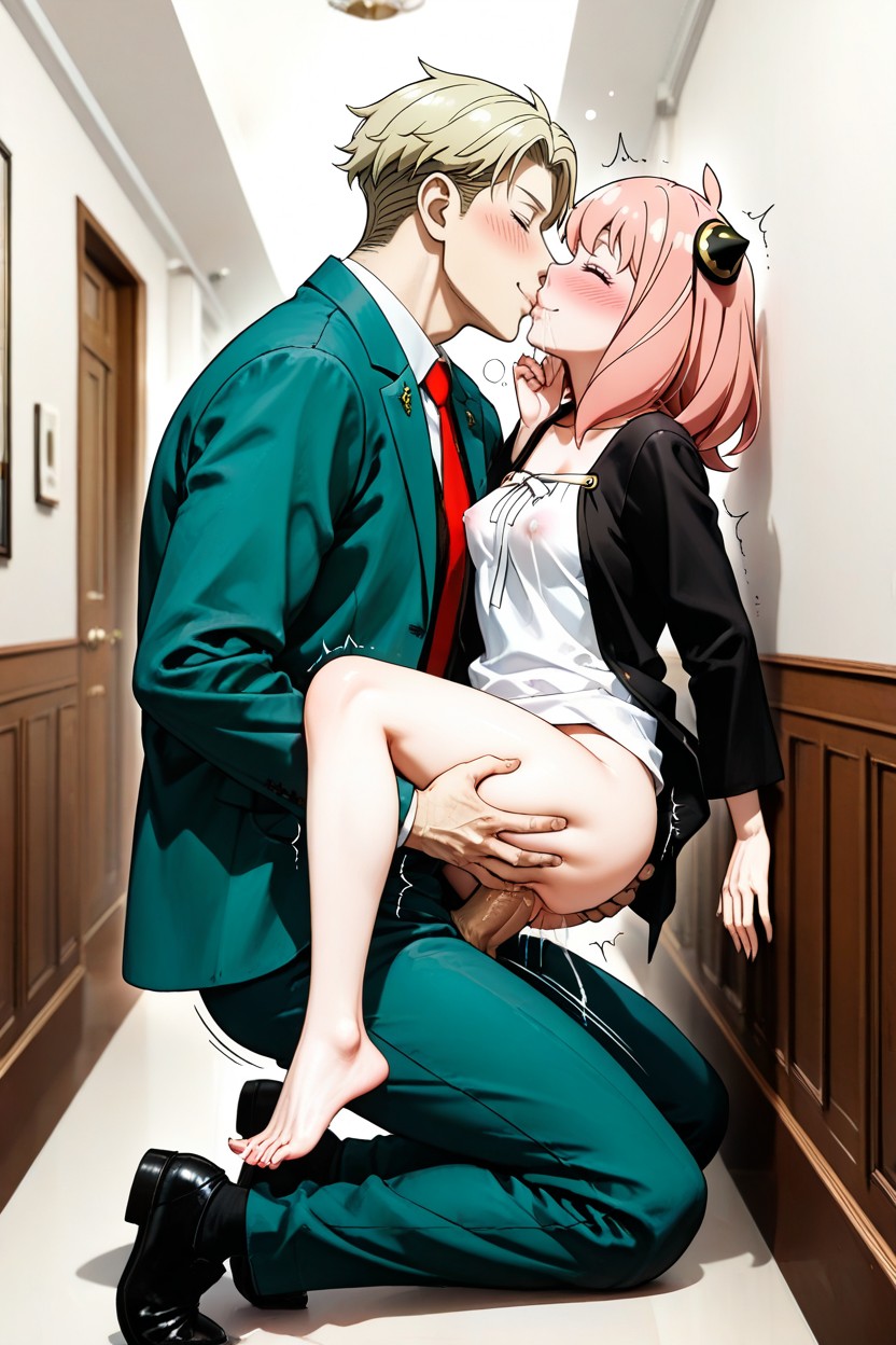 Giant Cock, Duo, Intense Motion Lines Hentai AI Porn