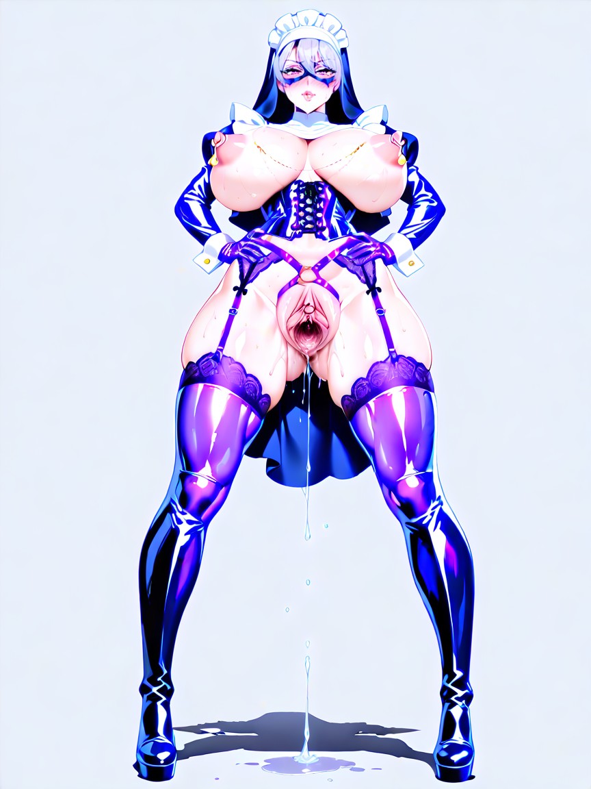 Super Detailed Labia, Huge Erect Clitoris, Japanese Idol Face Hentai AI Porn