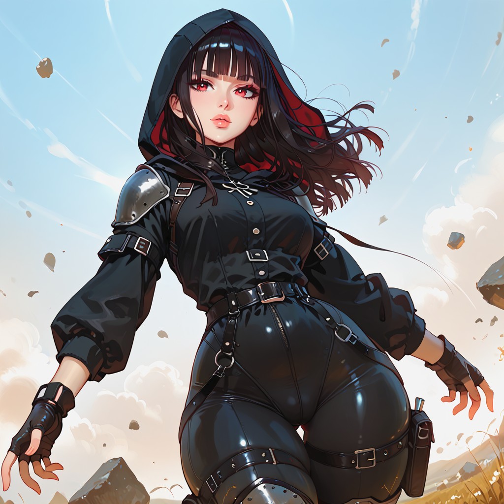 Beautiful Face, Sewers, Straight Hair Hentai IA