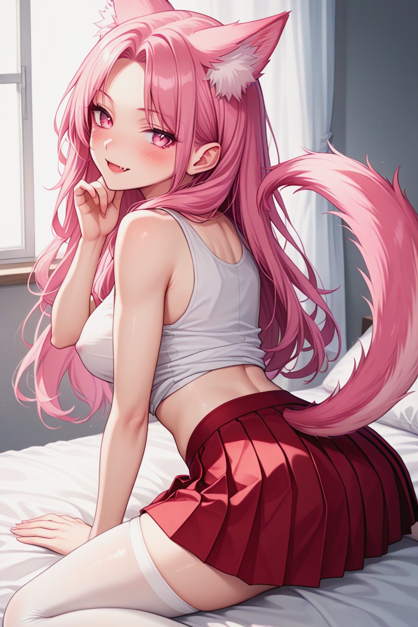 Solo, Seductive Expression, Bedroom Hentai AI Porn