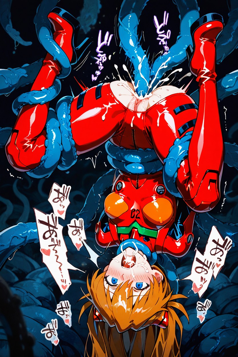 Arms Behind Back, Horny, Cum In Mouth Hentai AI Porn