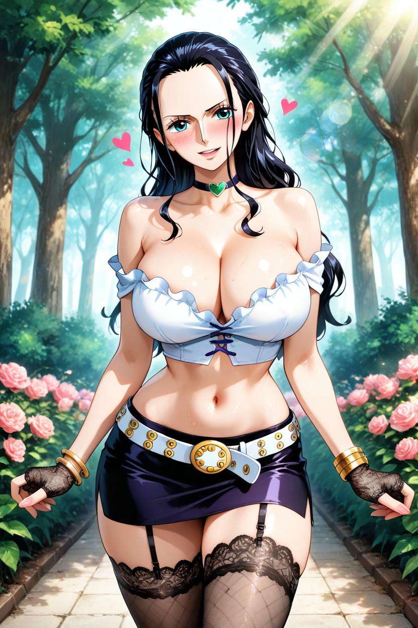 Gold Accessories, Woman In Love, Happy Look Hentai AI Porn