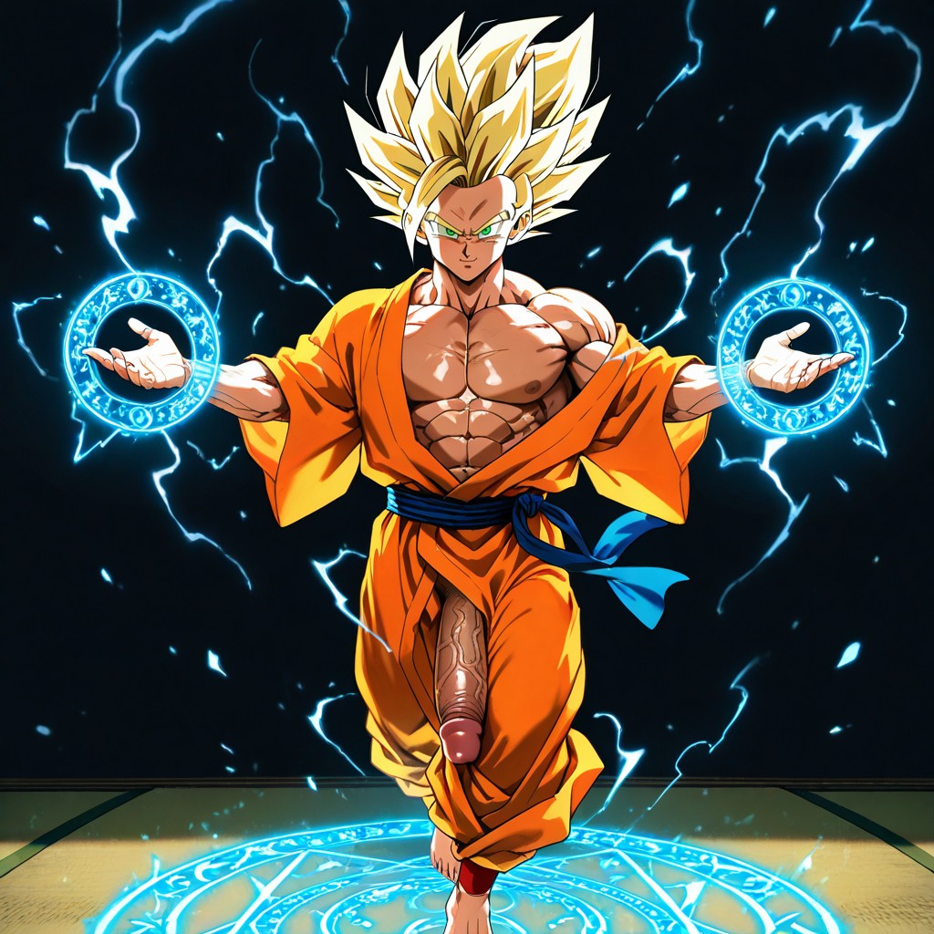 Performing A Magical Ceremony, Lots Of Detail, Tatami Hentai AI Porn