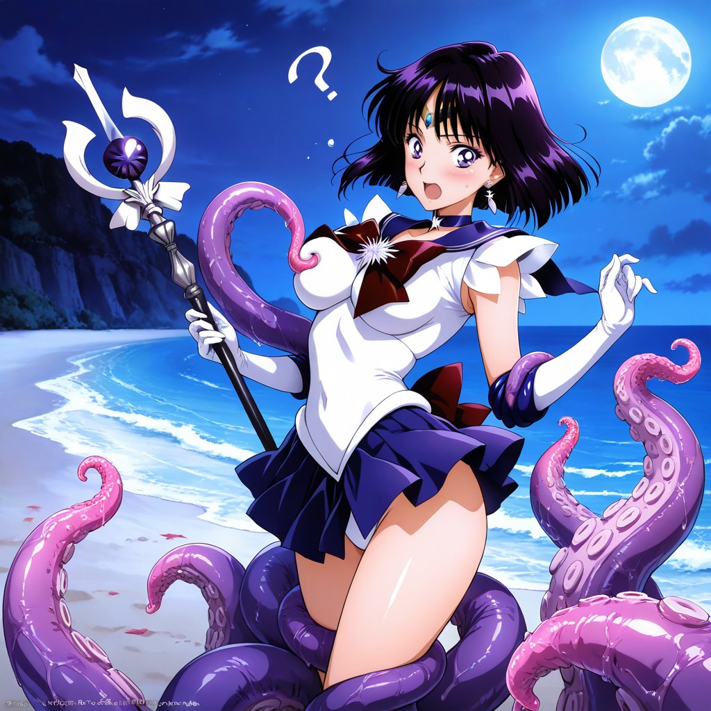 Sailor Saturn, Perfect Illustration, 25+ Hentai AI Porn